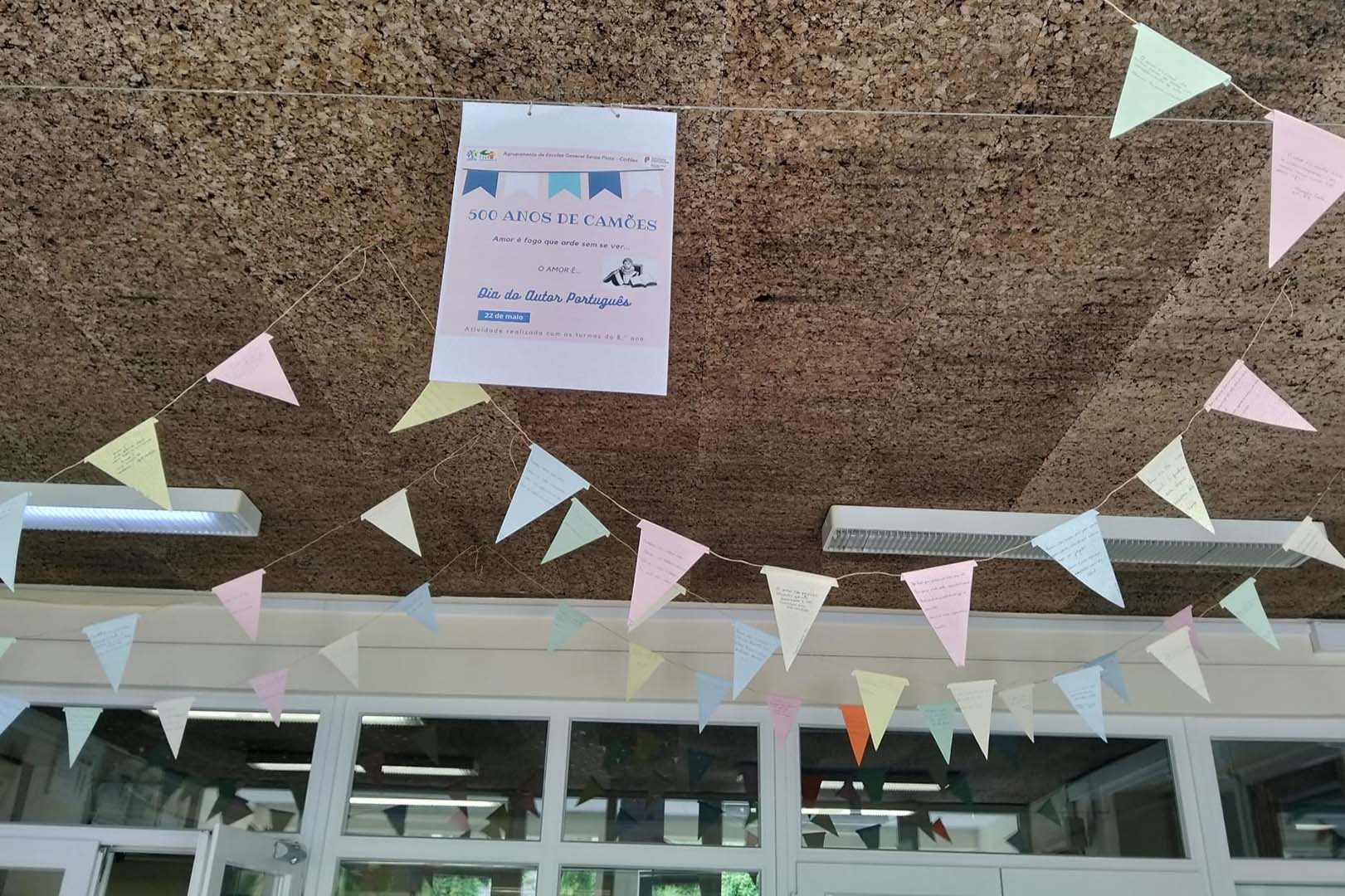 Dia do Autor Português e 500 anos de Camões embelezam o Agrupamento!