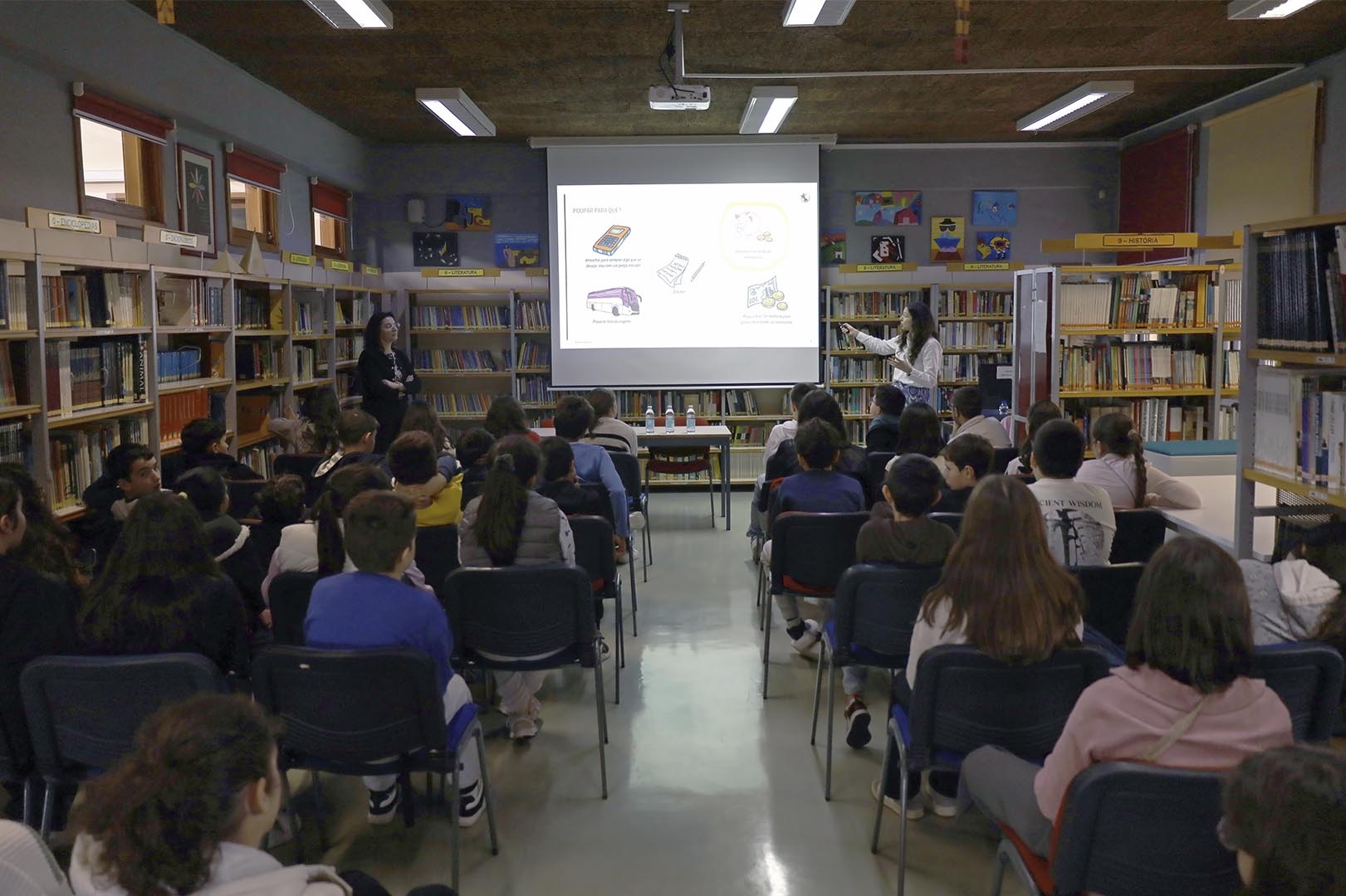 Alunos do 5.º e 6.º ano assinalam o Dia Mundial da Poupança com sessão de Literacia Financeira