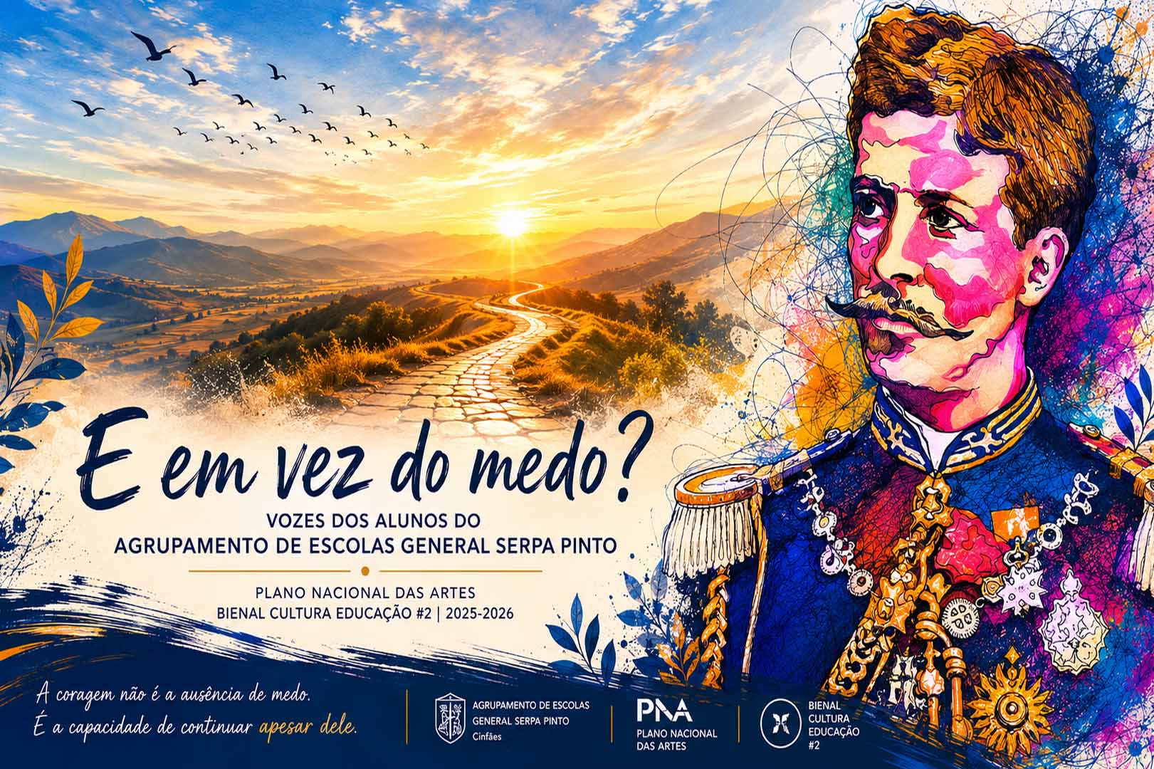 E em vez do medo... a voz, a criatividade e a coragem dos nossos alunos?