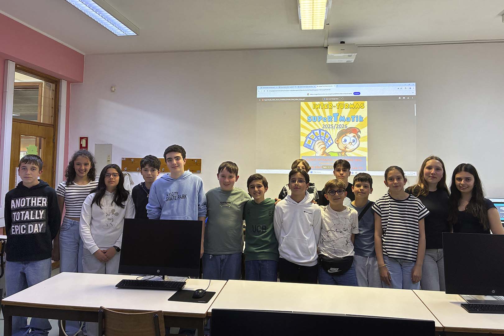 Brilhante desempenho dos nossos alunos no Torneio SuperTmatik de Cálculo Mental