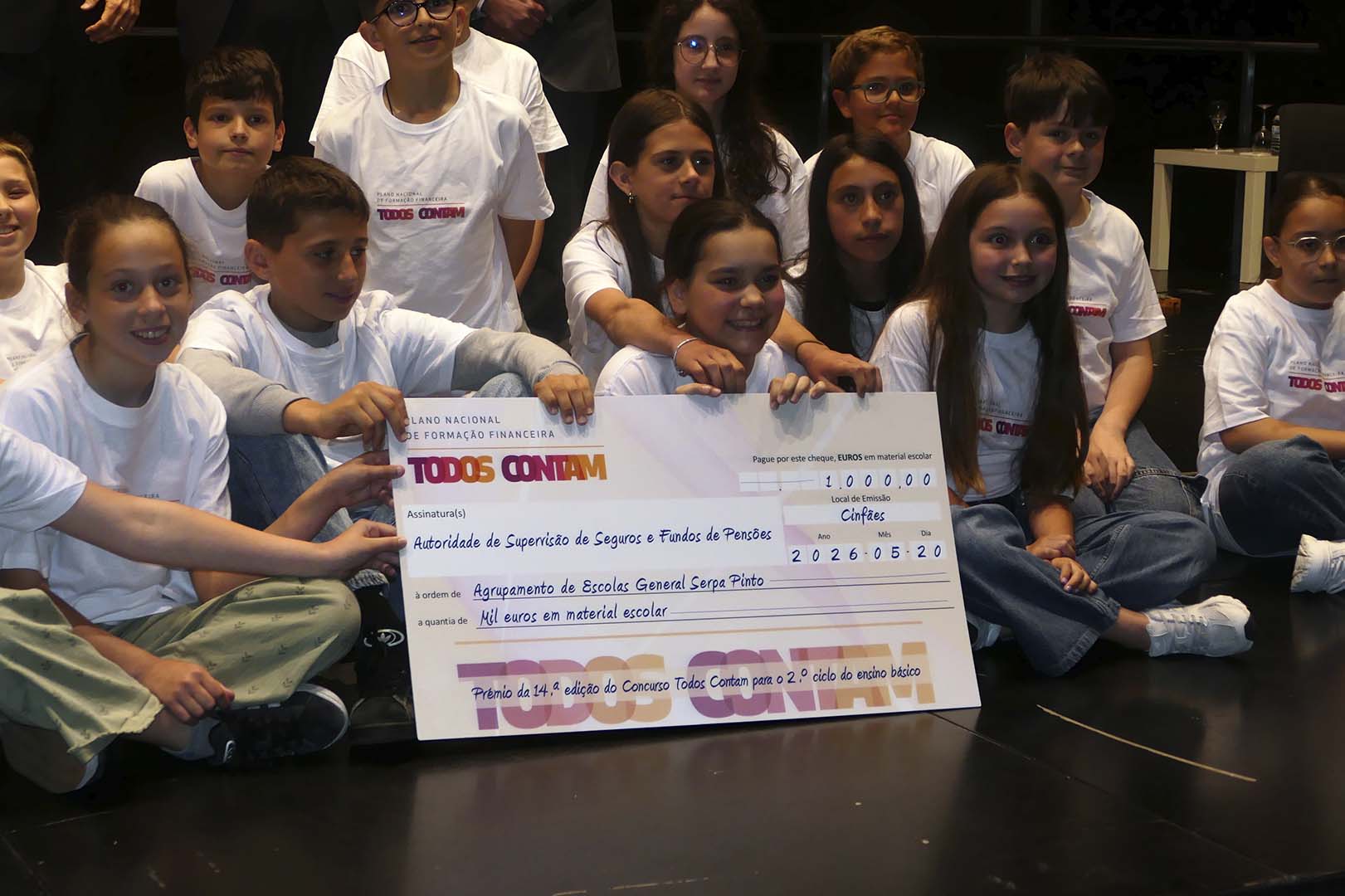 Entrega do Prémio “Todos Contam” no Auditório Municipal de Cinfães