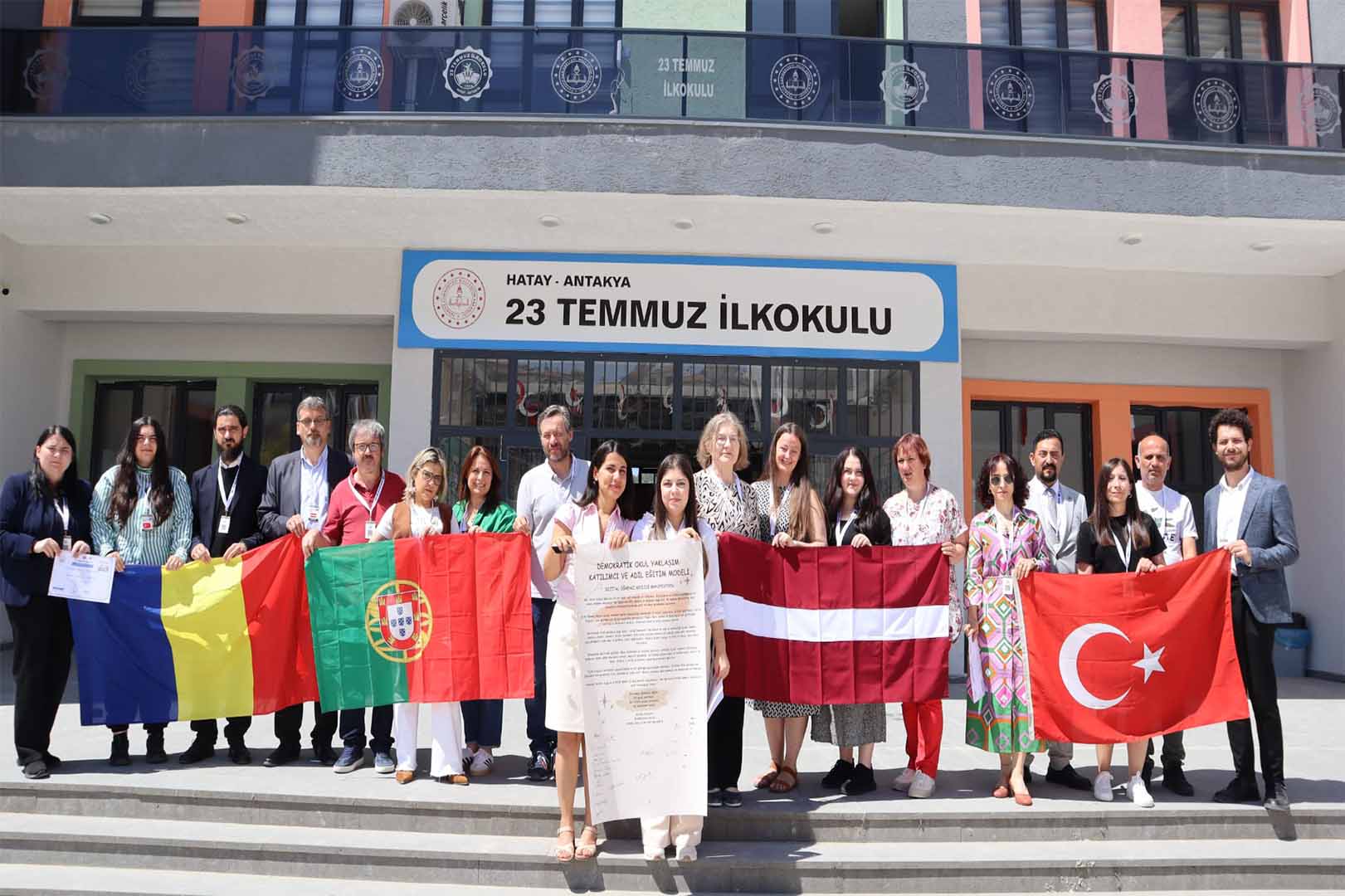 Projeto Erasmus + Democratic Approach – Mobilidade na 23 Temmuz Primary School, em Antioquia/Hatay, na Turquia – 4 a 8 de maio