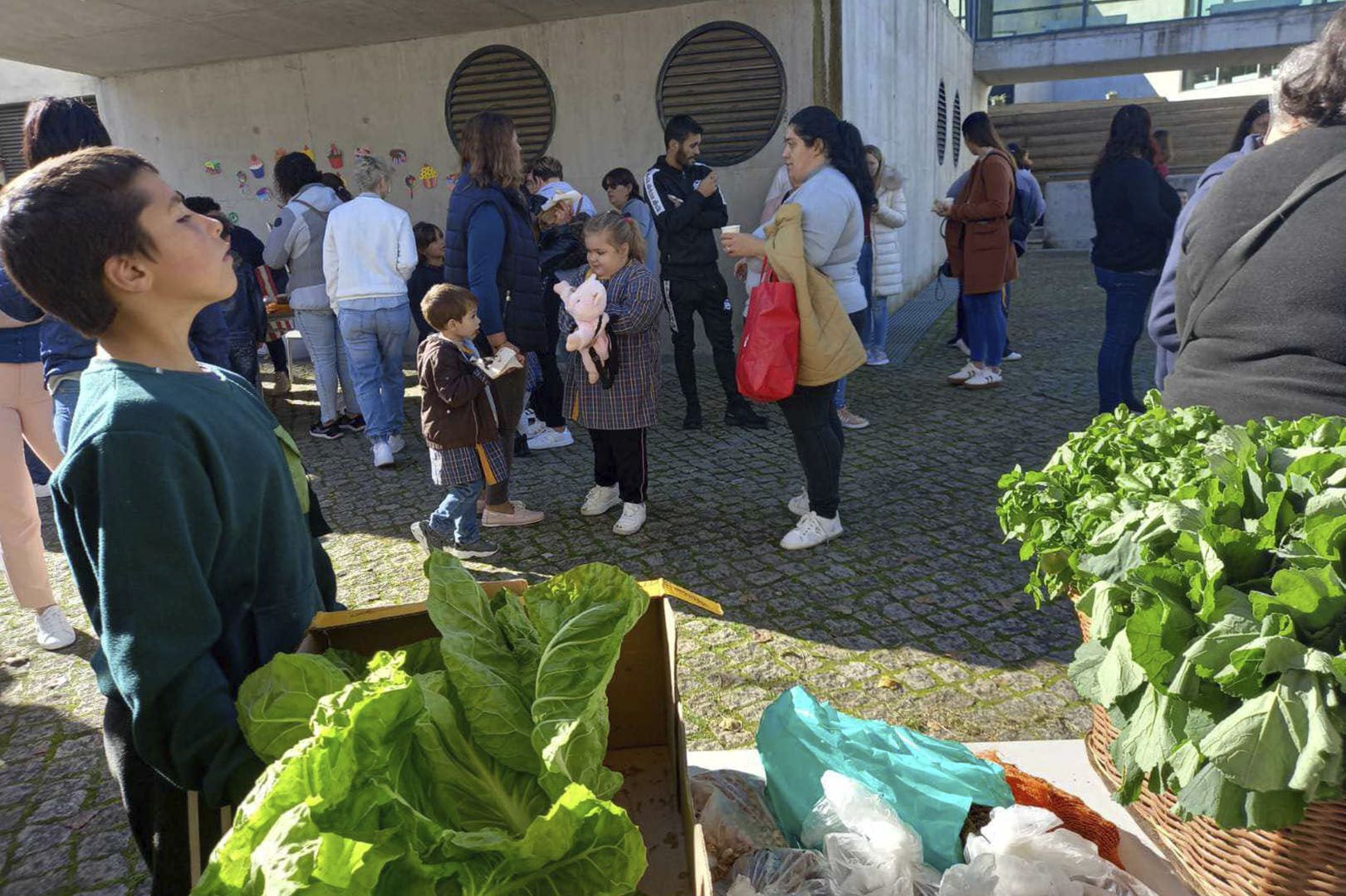 Feirinha de São Martinho e Magusto na Escola Básica de Oliveira