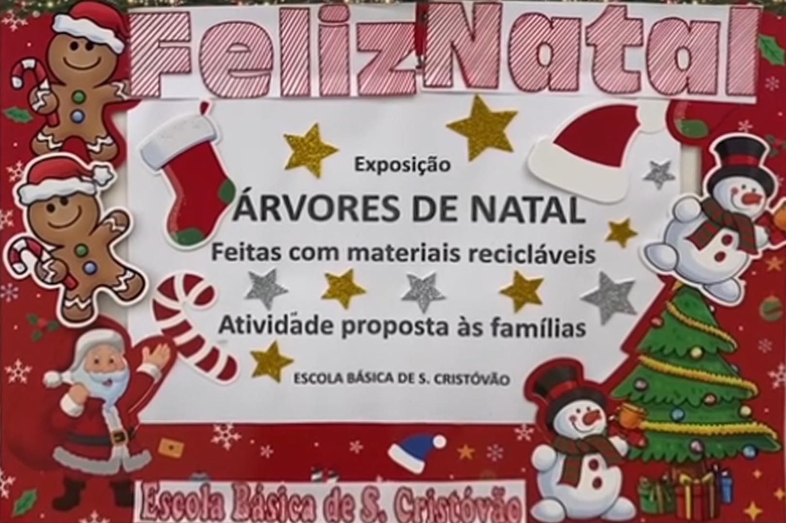 A Escola Básica de S. Cristóvão Celebra o Natal com Criatividade e Sustentabilidade