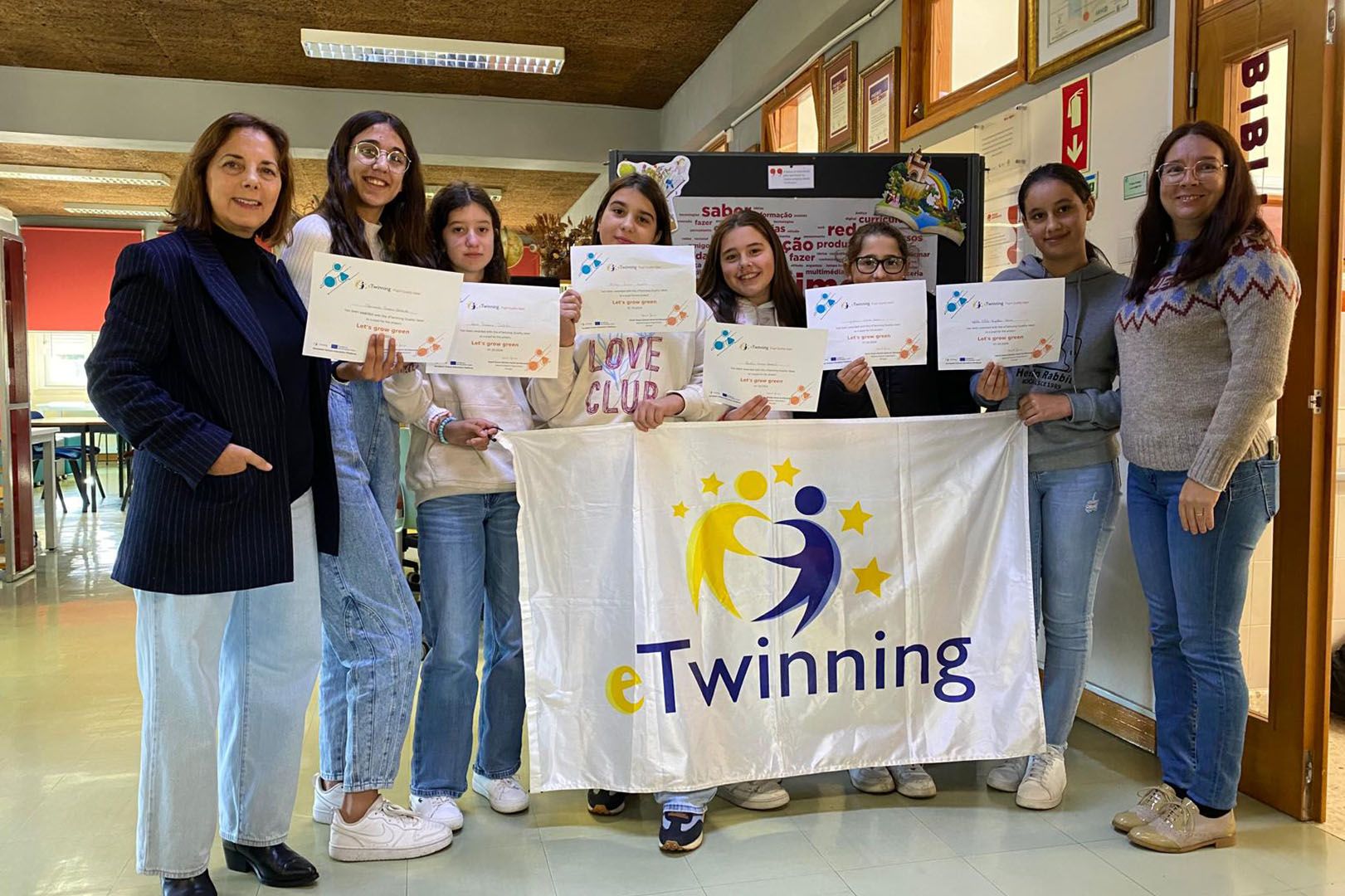 Projeto eTwinning/Erasmus, “Let´s Grow Green”