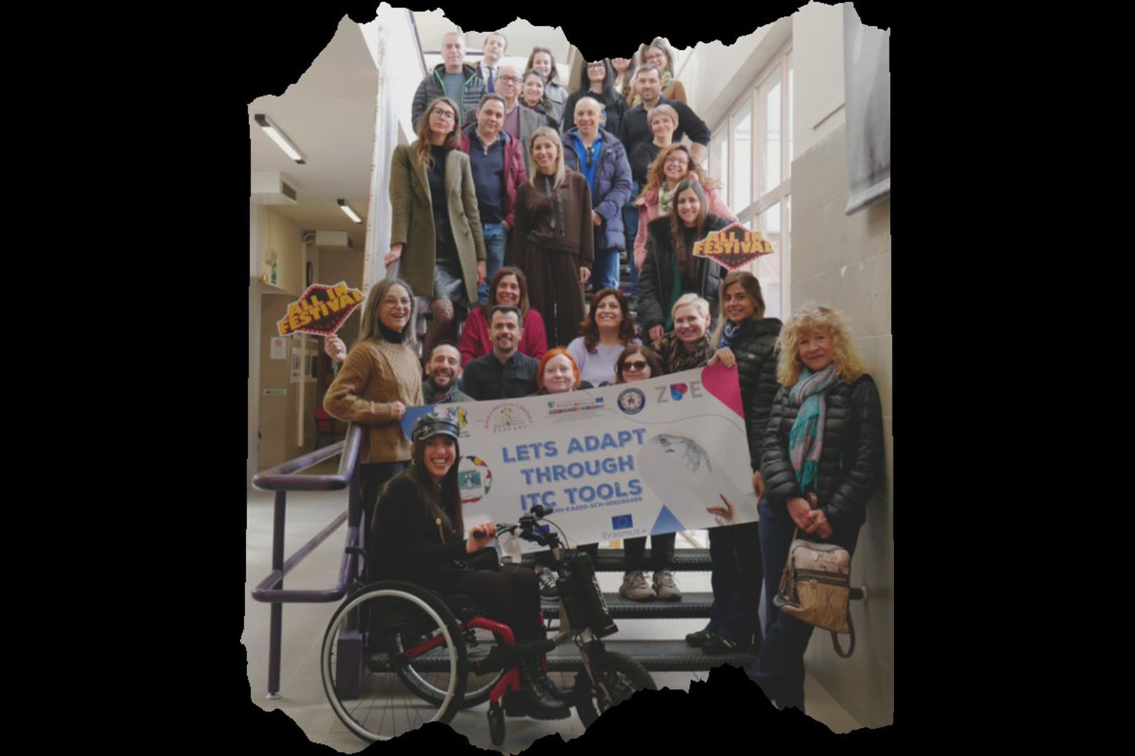 Projeto Erasmus+ “Let’s adapt through ITC tools” - Mobilidade a Itália